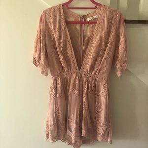 Honey Punch Lace Romper